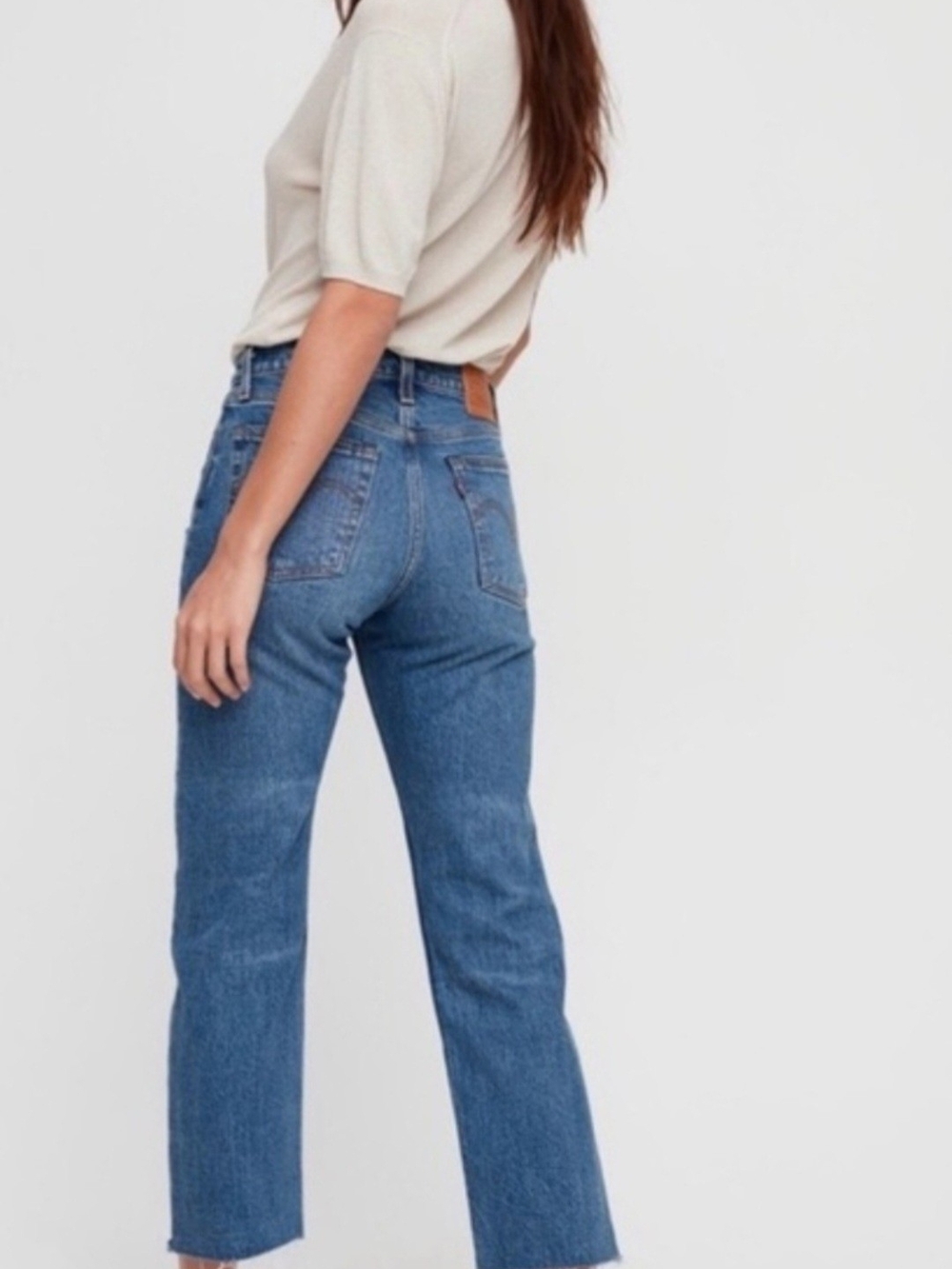Levi's Straight-Leg Women's Jeans in Medium Blue